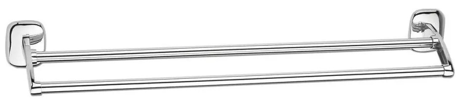 Aqualine - Nástenný vešiak na uteráky RUMBA 11,4x64 cm lesklý chróm