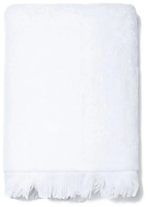 Sada 2 bielych uterákov a 2 osušiek zo 100% bavlny Bonami Selection, 50 × 90 + 70 × 140 cm