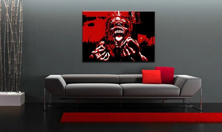 Ručne maľovaný POP Art obraz Iron Maiden | rôzne rozmery