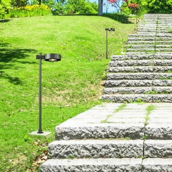 LED vonkajšie svietidlo LED/7W/230V 3000K IP65 čierne 102 cm