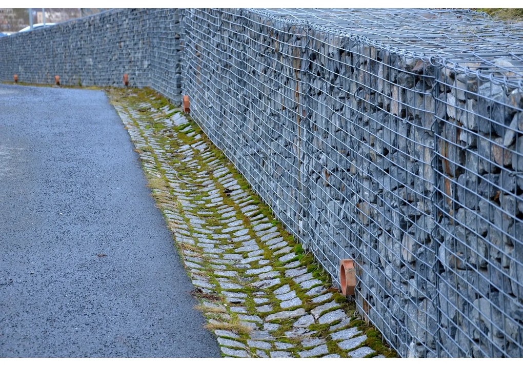Gabiónový kôš 1×1×1 m, drôt 3 mm, oka 5×5 cm