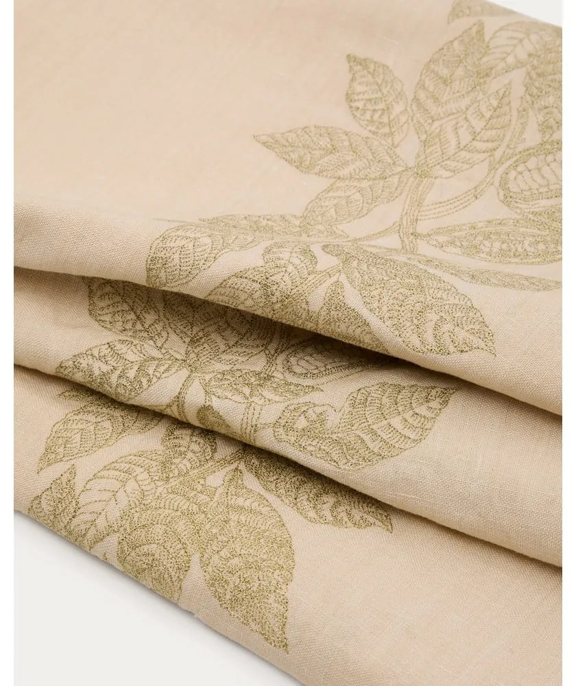 Obrus s prímesou ľanu 150x250 cm Oreti – Kave Home