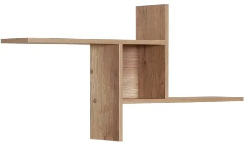 Nástenná polica 50x100 cm hnedá