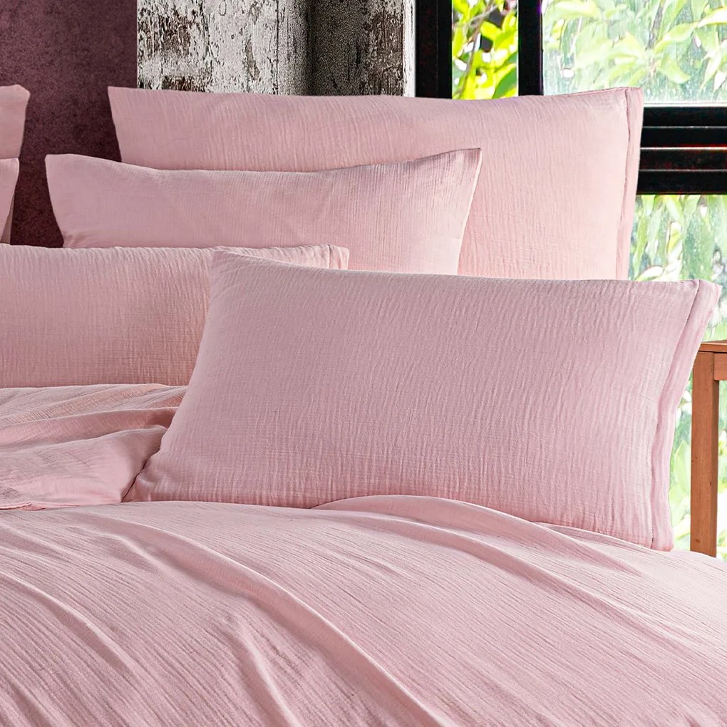 4Home Mušelínové obliečky Rosa, 140 x 220 cm, 70 x 90 cm