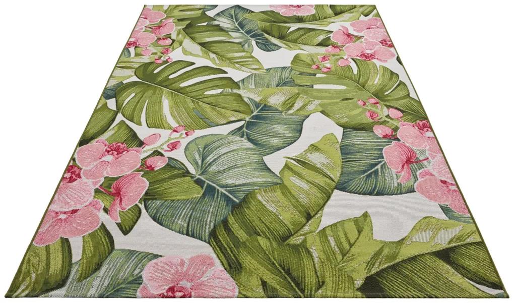 Hanse Home Collection koberce Kusový koberec Flair 105615 Tropical Multicolored – na von aj na doma - 160x235 cm