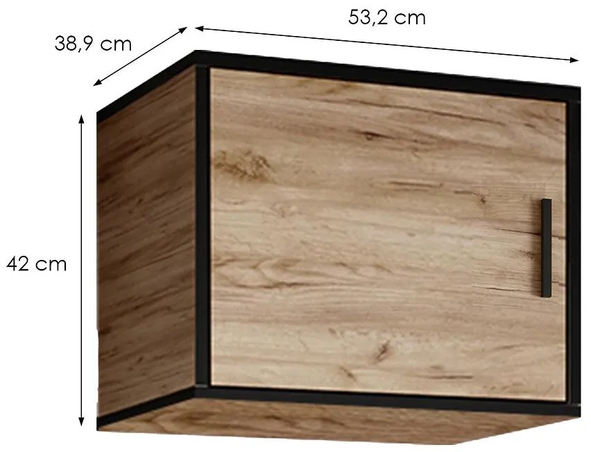 Nadstavec Roj 1d Zlatý Craft dub