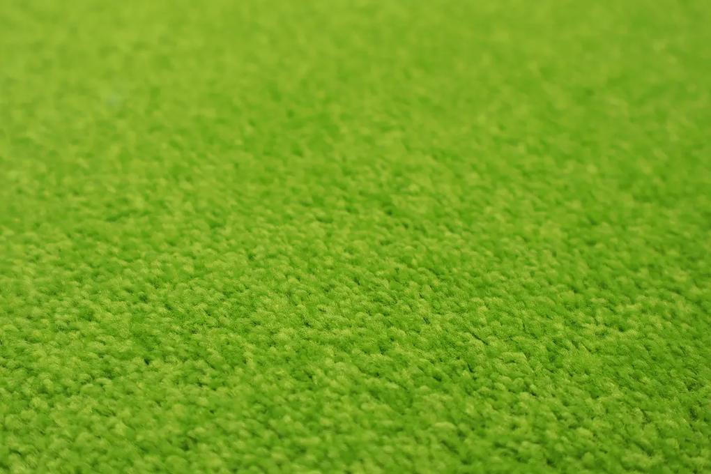 Vopi koberce Kusový koberec Eton zelený 41 guľatý - 100x100 (priemer) kruh cm