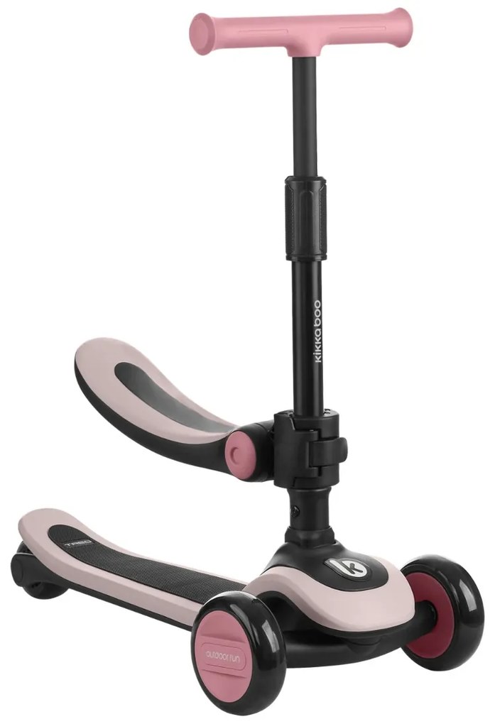 Kolobežka 2v1 Treo Pink