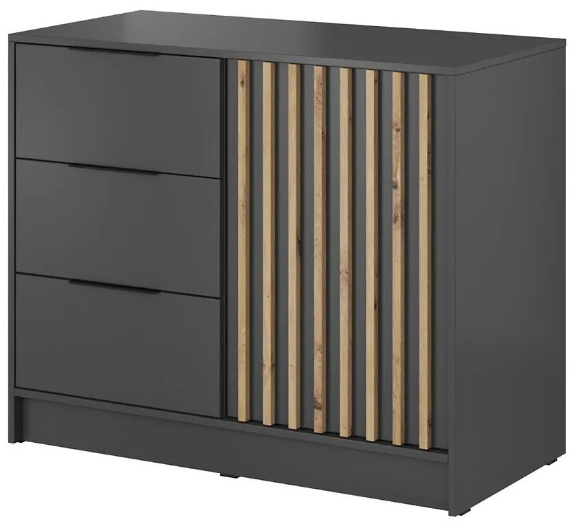 Komoda Nelly 2D Grafit/Artisan