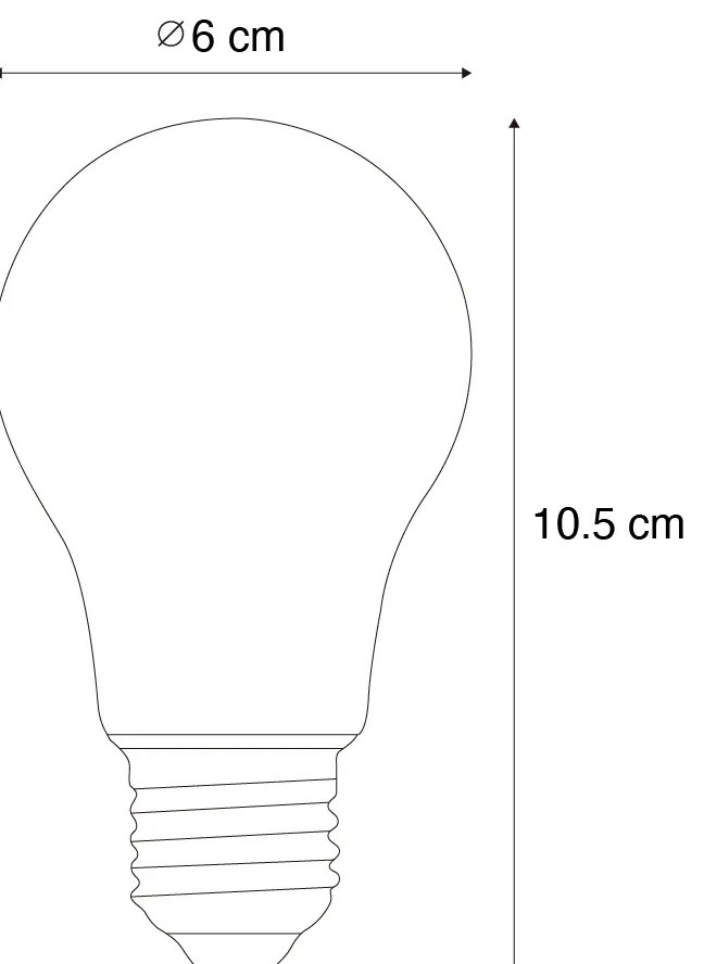 Inteligentná E27 stmievateľná v Kelvinoch LED žiarovka A60 číra 7W 806 lm 1800-3000K