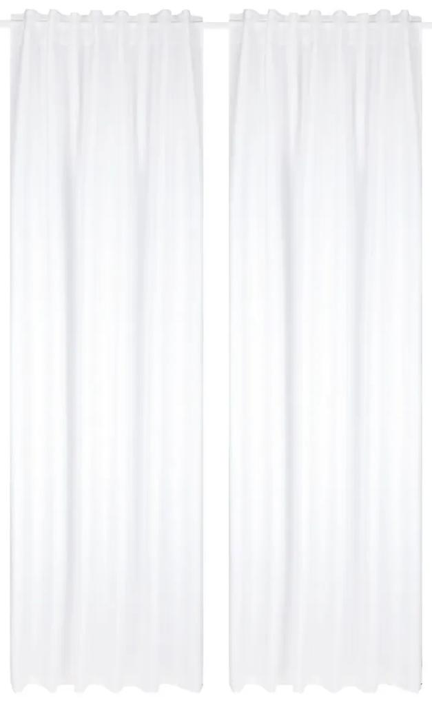 MERADISO® Závesy, 2 kusy, 135 x 245 cm (pútko biela ) (100309127)