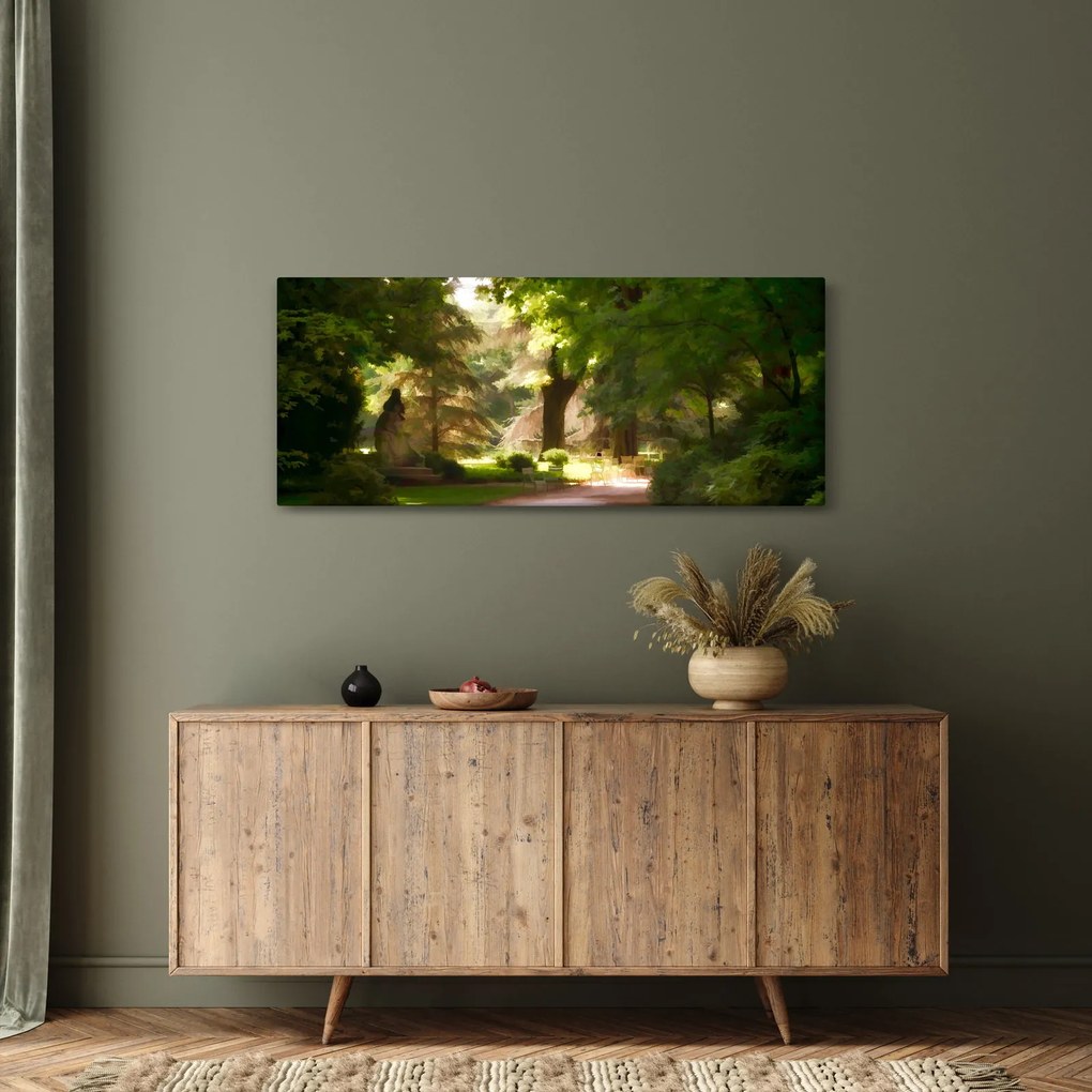 Obraz parku (120x50 cm)