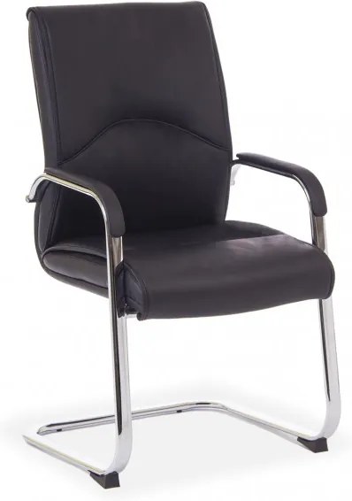 Konferenčná stolička Luxus čierna