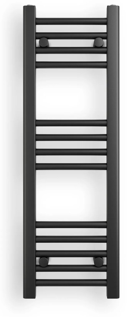 Erga Puerto, vykurovacie teleso 900x300 mm, 300W, čierna matná, ERG-LAV-GRZE-BK-3090