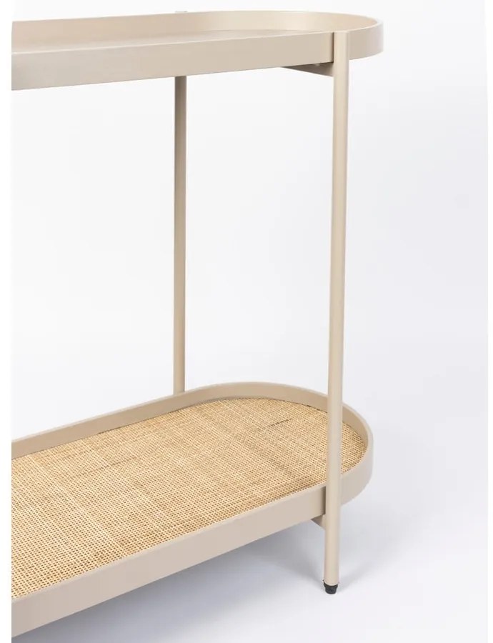 Béžový konzolový stolík 39x85 cm Amaya – White Label