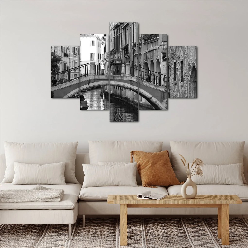 Obraz - Pohľad na Benátky (150x105 cm)