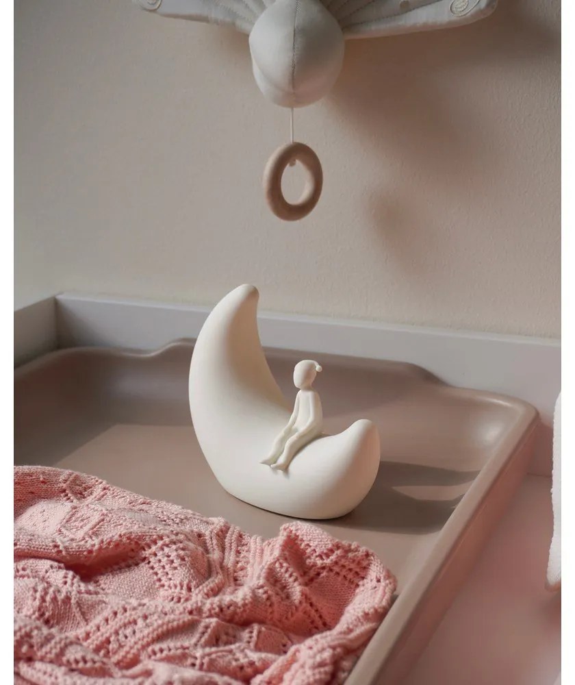 Staroružová pletená detská deka z Bio bavlny 80x100 cm Sorbet – Cam Cam Copenhagen