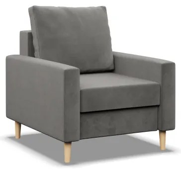 Kreslo BLANK Elegant svetlosivé