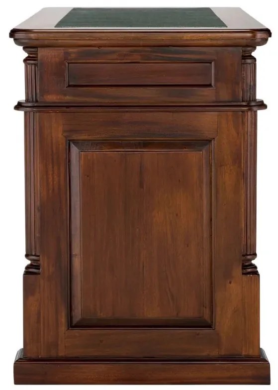 furniture-nabytek.cz - Masívny písací stôl Cambridge z mahagónu, lakovaný, hnedý – 120×60×80 cm
