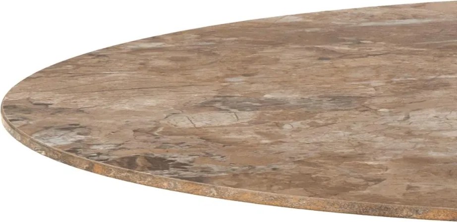 Keramický barový stôl Malta 105 cm béžový mramor