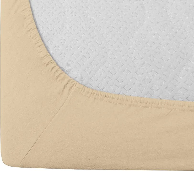 Jersey plachta BASIC krémová 90 x 200 cm