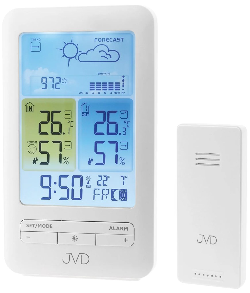 Rádiom riadená meteorologická stanica JVD RB3395.1