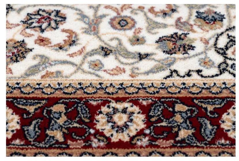 Vlnený kusový koberec Hortens bordó 120x170cm