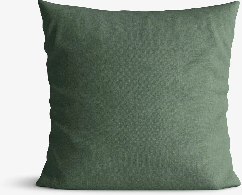 Goldea dekoračná obliečka na vankúš marbella - tmavo zelená 40 x 40 cm