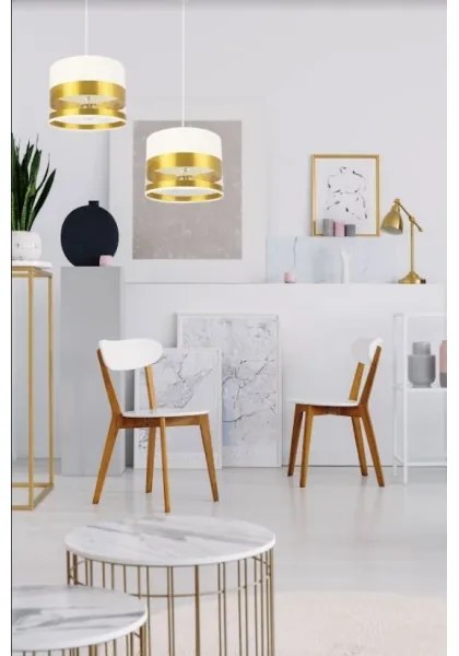Luster na lanku MILO 2xE27/60W/230V zlatá
