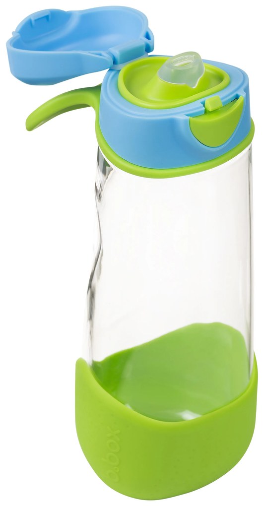 Sport fľaša na pitie 600 ml - modrá/zelená