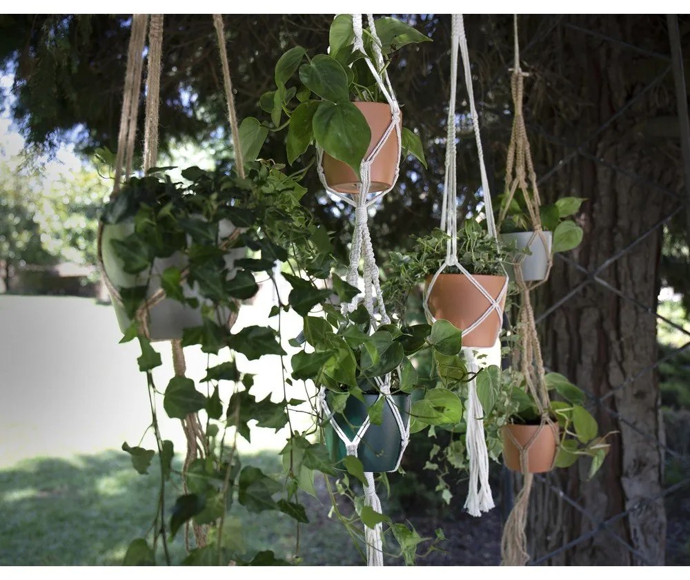 Látkový záves na kvetináč ø 10 cm (výška 120 cm) Macramé – Artevasi