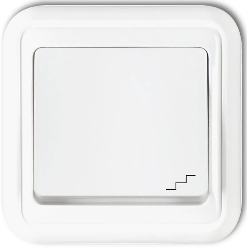 L WPT-3 schodiskový vypínač Liza biely