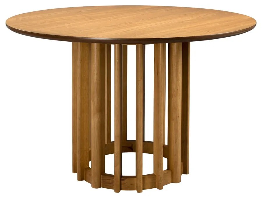 Okrúhly jedálenský stôl s doskou v dubovom dekore ø 120 cm Barlet – Dutchbone
