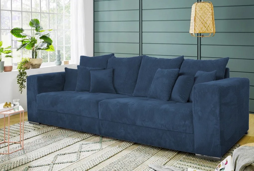 Pohovka Richard, modrá látka