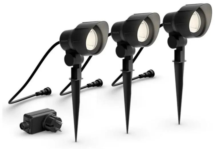 Philips -SADA 3x LED Vonkajšie bodové svietidlo GARDENLINK LED/6W/230V 2700K IP44