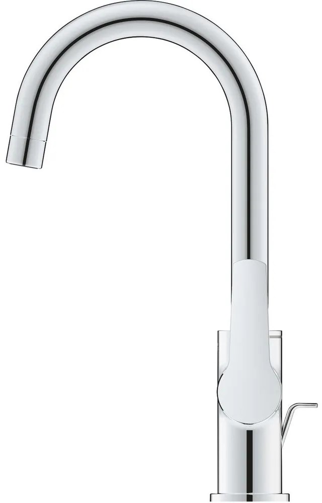 GROHE Start páková umývadlová batéria s otočným výtokom, s odtokovou súpravou s tiahlom, výška výtoku 208 mm, chróm, 24203002