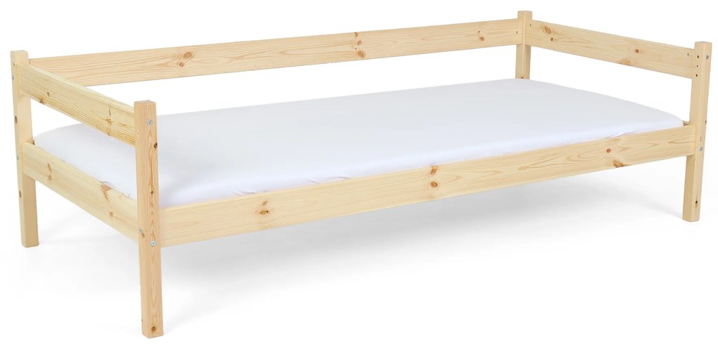 Wilsondo Nelakovaná poschodová posteľ s roštom Paulína 90x200 - prírodná