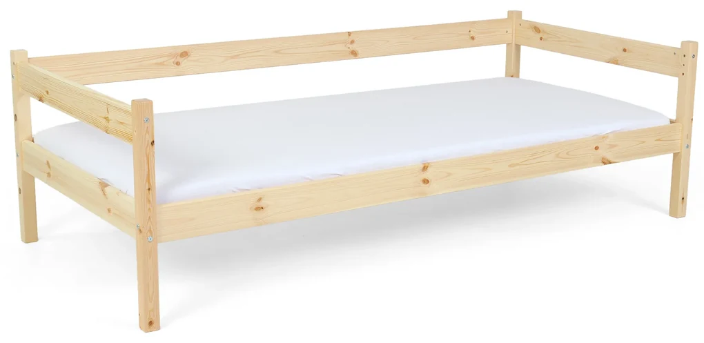 Wilsondo Nelakovaná poschodová posteľ s roštom Paulína 90x200 - prírodná