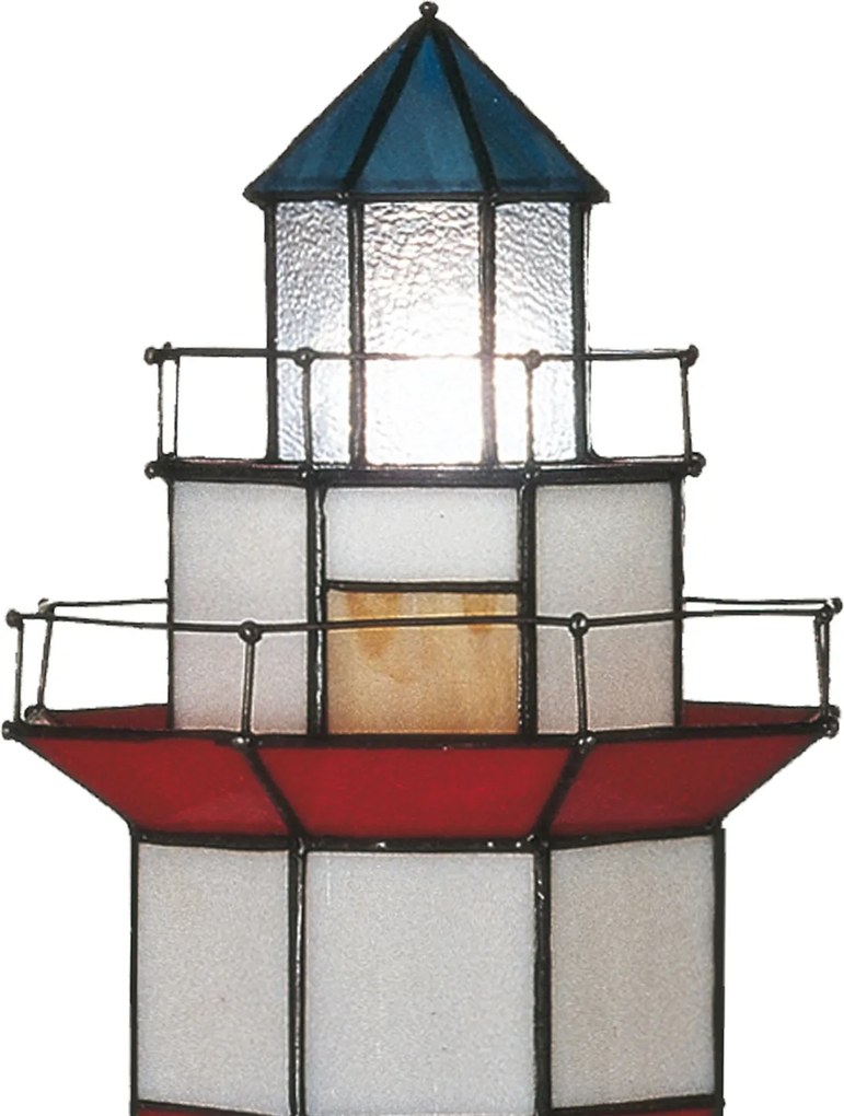 Dekoratívna tiffany lampa 21*56 MAJÁK