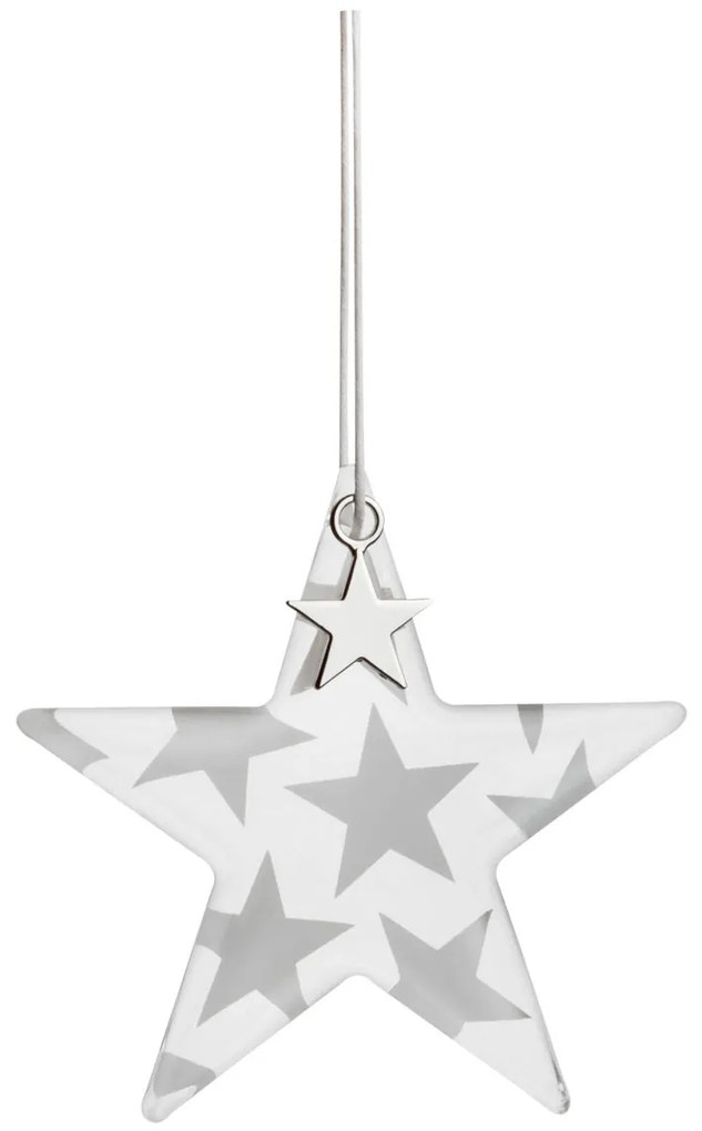 Závesná sklenená hviezda STARS
