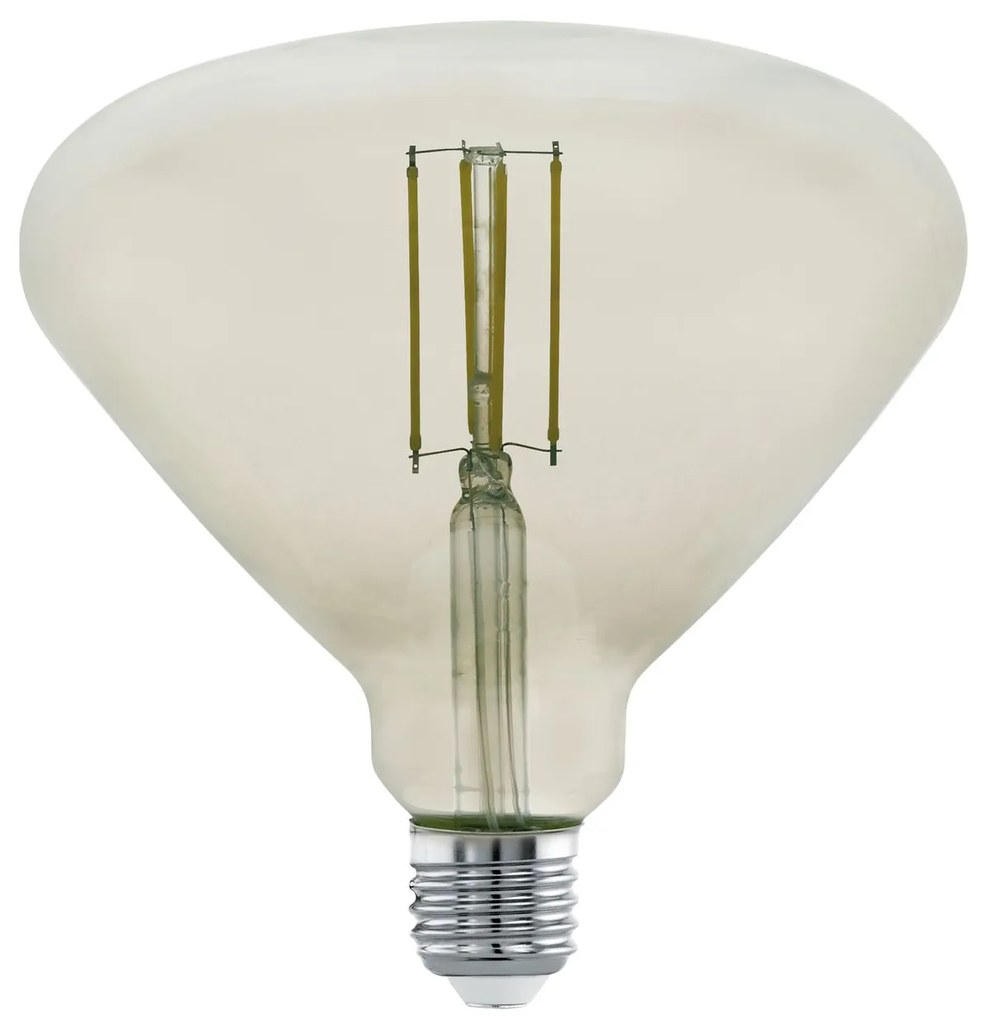EGLO LED stmievateľná filamentová retro žiarovka, E27, BR150, 4W, 360lm, teplá biela