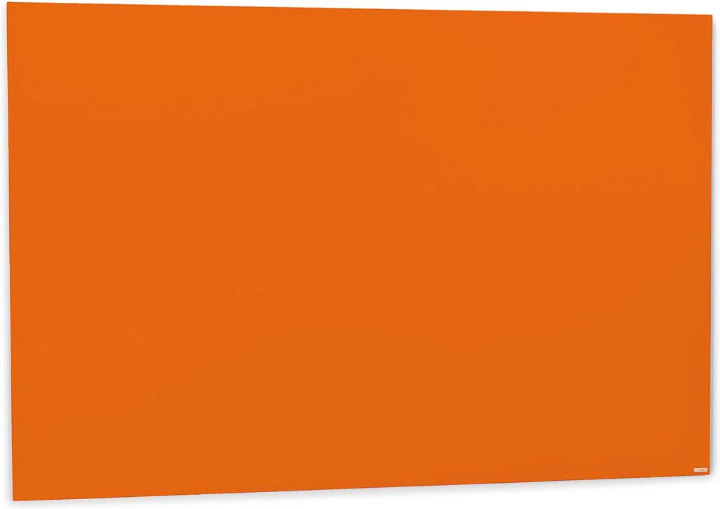 Sklenená magnetická tabuľa Stella, 1500x1000 mm, svetlooranžová