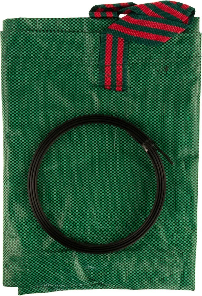 Skladací záhradný kôš ideálny na zber lístia, trávy a ďalšieho odpadu - 120L - zelený