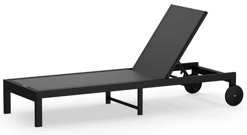 Blumfeldt Lucca Lounge ležadlo, nosnosť 120 kg, 5-stupňové, vodoodpudivé
