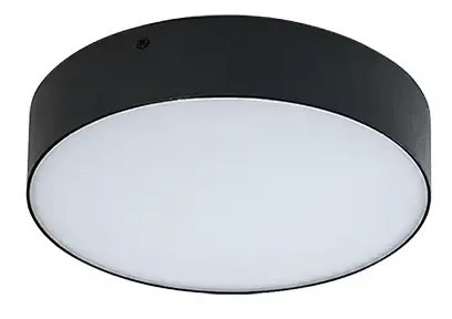Moderné LED stropné svietidlo Monza II R 30 4000K čierne