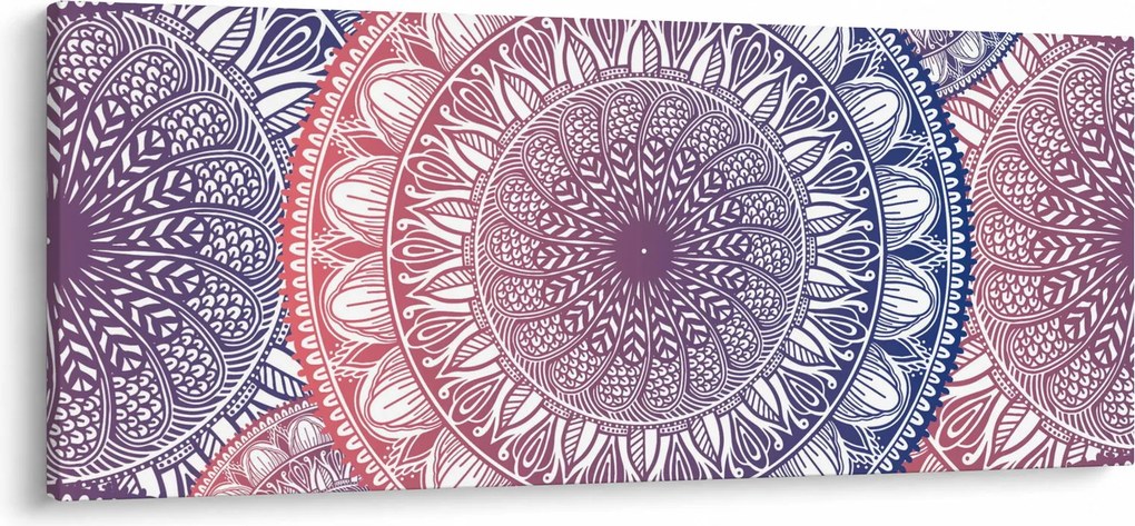 Obraz z mandál (120x50 cm)