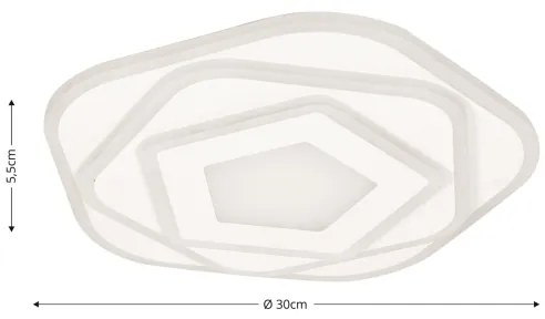 BRILAGI - LED stropné svietidlo MODERN MINI LED/53W/230V 3000-6000K + diaľkové ovládanie