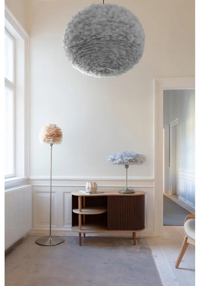 Hnedá nízka komoda v dekore duba s posuvnými dverami 100x67 cm Audacious – UMAGE