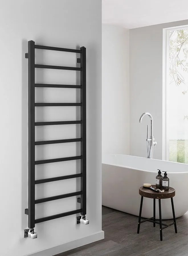 Sapho Sapho, METRO LIGHT vykurovacie teleso 400x1140 mm, čierna matná, IR445TB