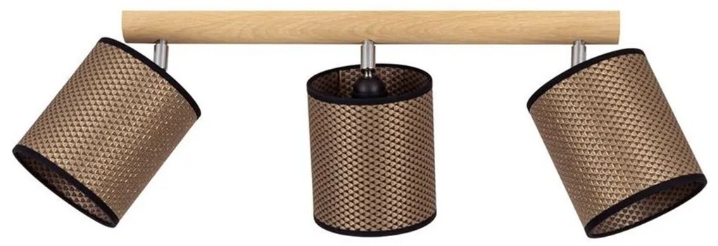 Spot-Light 2037400911553 - Bodové svietidlo BENITA 3xE27/25W/230V dub